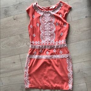 Renting & Kai pink beaded mini